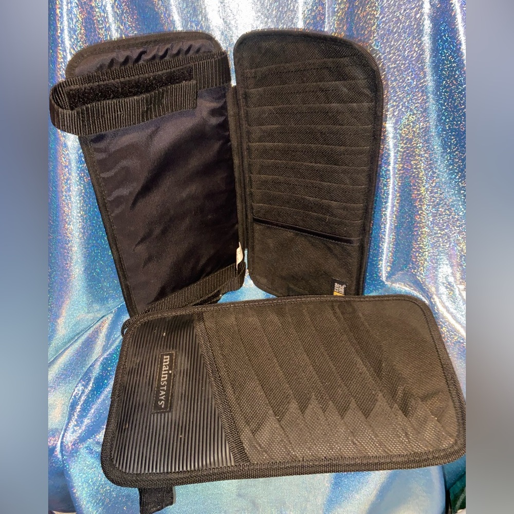 Vintage Mainstays 12 CD Visor Holder, and one Vintage Mainstays 24 Visor Holder